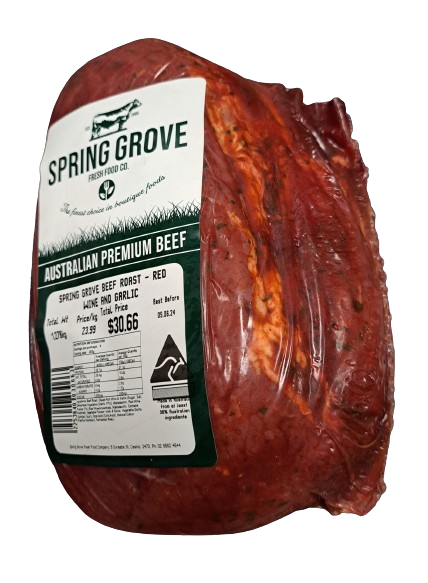 Beef Roast - Red Wine & Garlic - Spring Grove