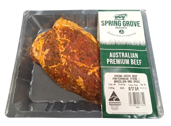 Porterhouse Steak - Brazilian BBQ Spice - Spring Grove