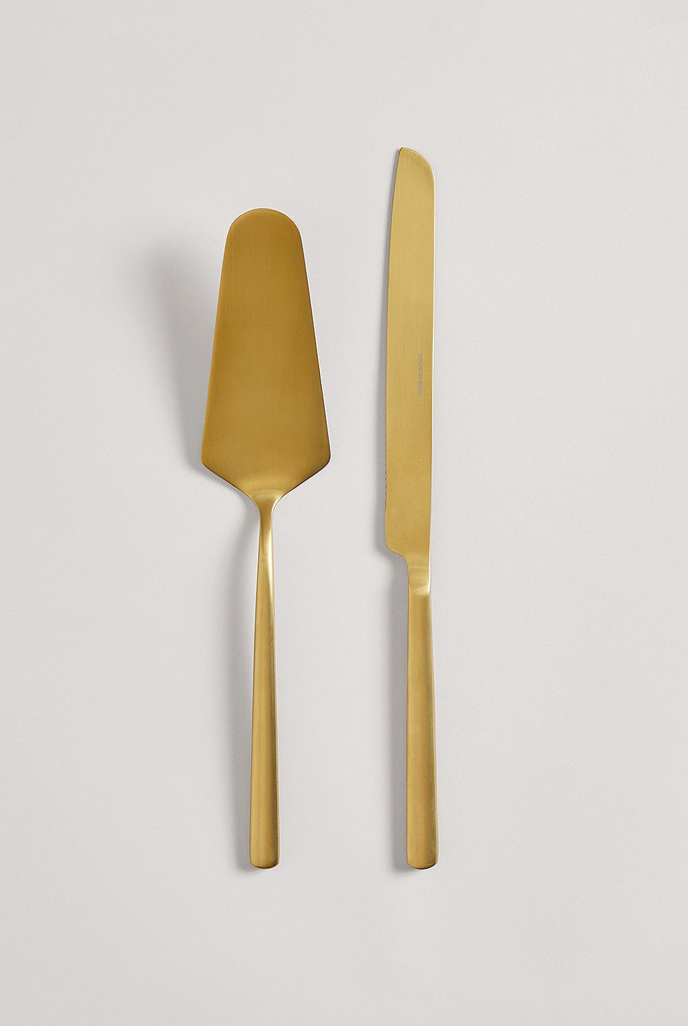 Nolan Cake Server Set  Gold