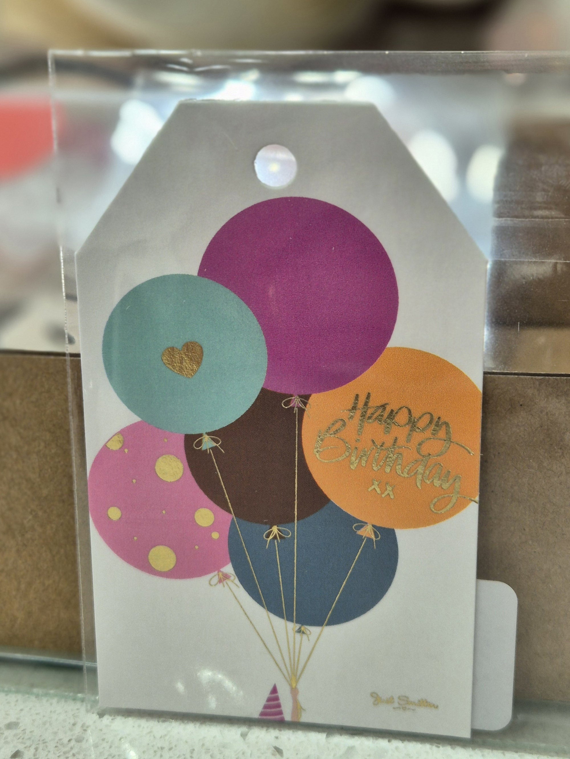 Gift Tag-Bright Balloons