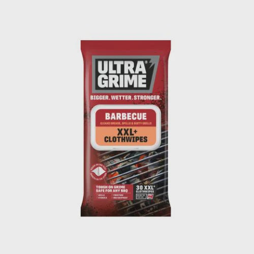 UltraGrime Life BBQ XXL+ Clothwipes 30Pk