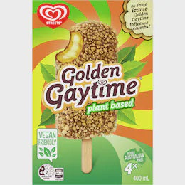 Streets Golden Gaytime Icecream Plant Based 4pk