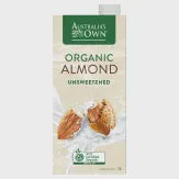 Australia's Own UHT Unsweetened Almond Milk 1l