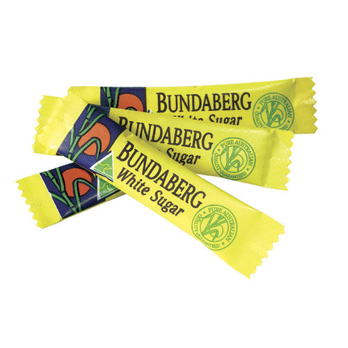 Bundaberg White Sugar Sticks 100pk