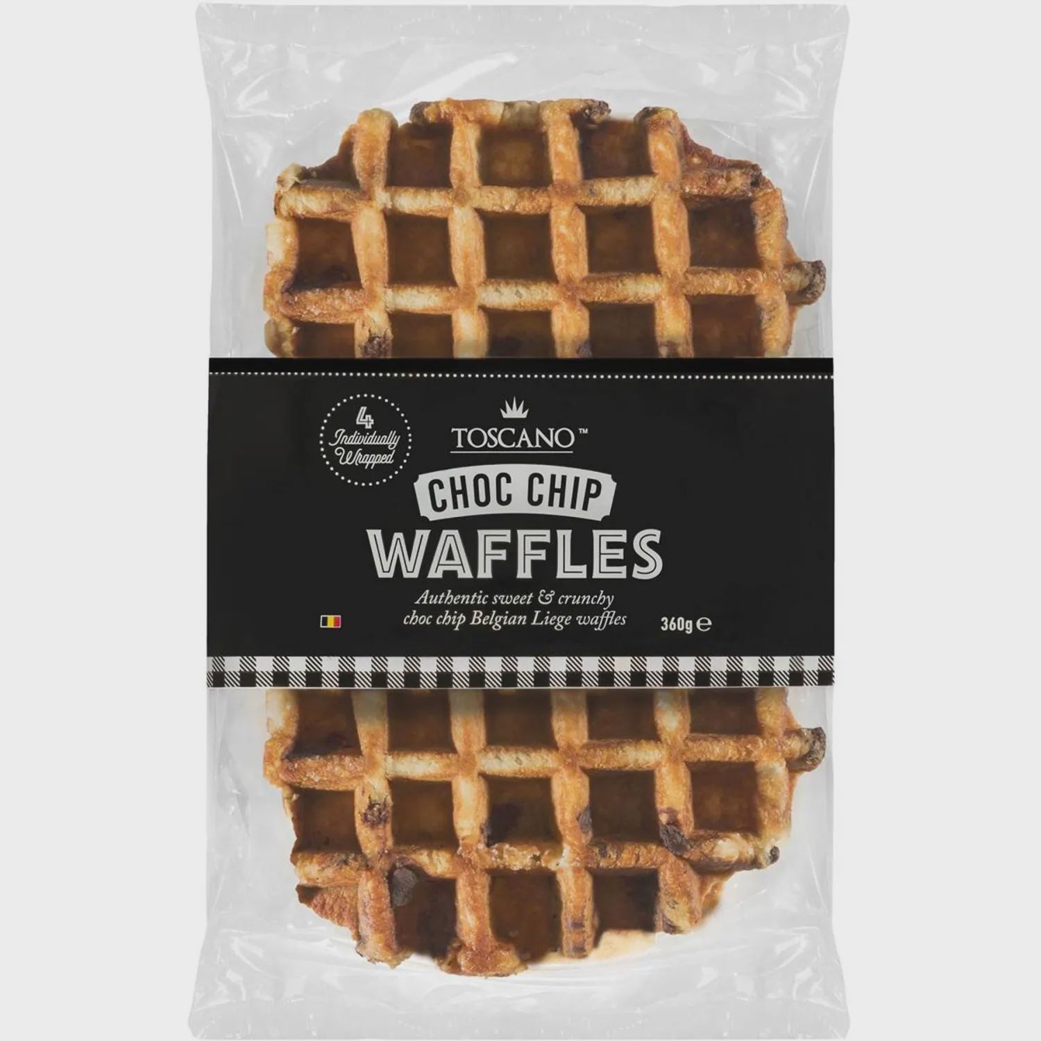 Toscano Choc Chip Waffles 4Pk