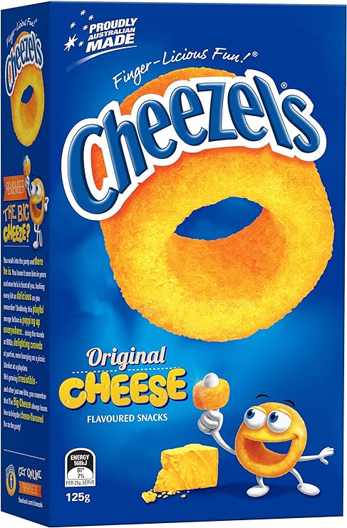 Cheezels Original Cheese Snacks 125g