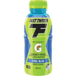 Gatorade Fast Twitch Energy Drink Cool Blue 350ml
