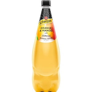 Schweppes Orange & Mango Mineral Water 1.1L