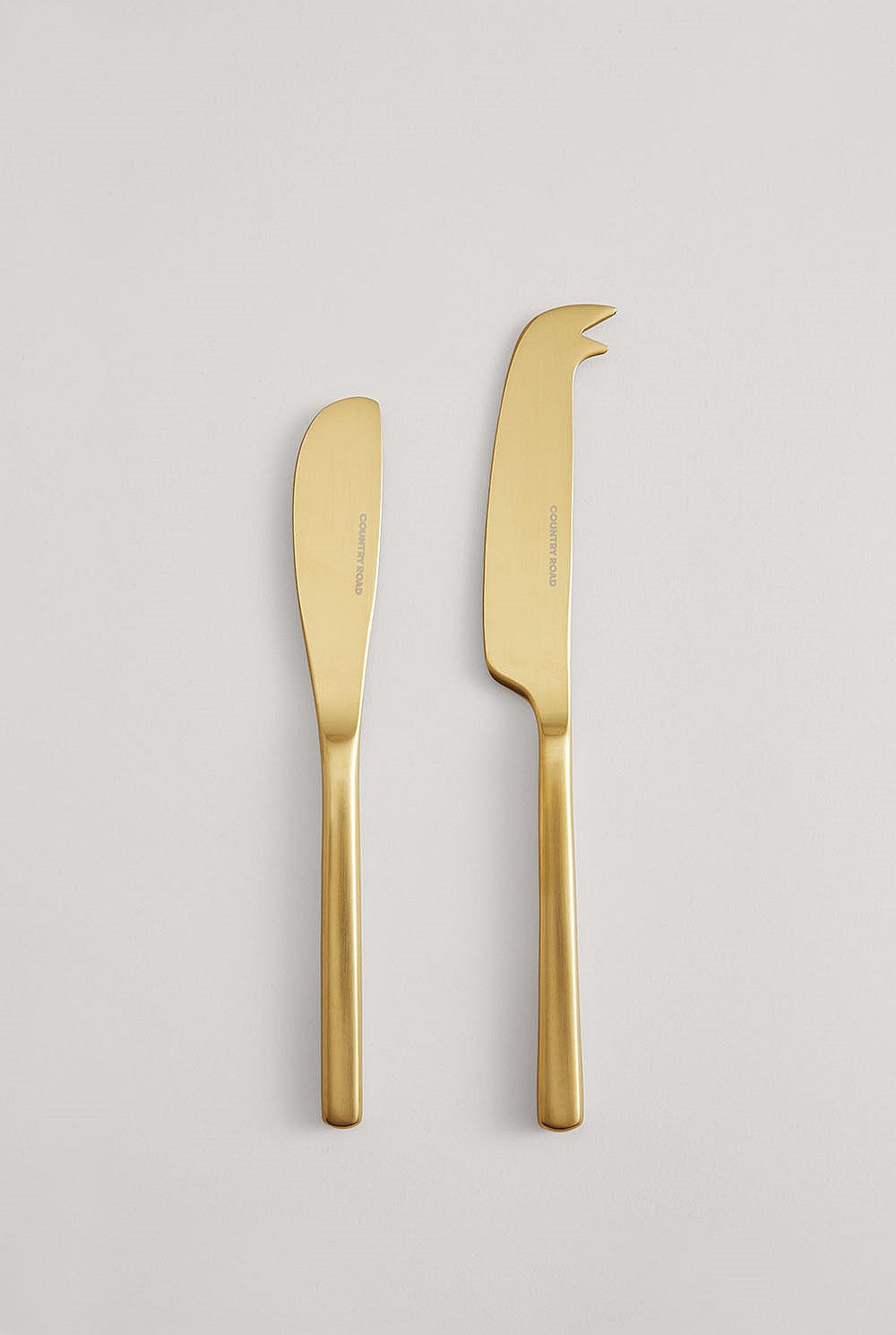 Nolan Cheese Knife Set of 2 Gold