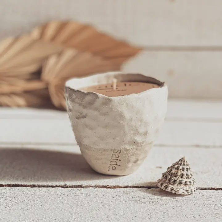 Saide Tan Ceramic Candle Med Fig Tree