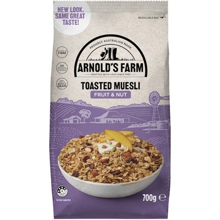 Arnold's Farm Toasted Muesli Fruit & Nut 700g