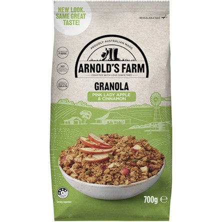 Arnold's Farm Granola Pink Lady & Cinnamon 700g