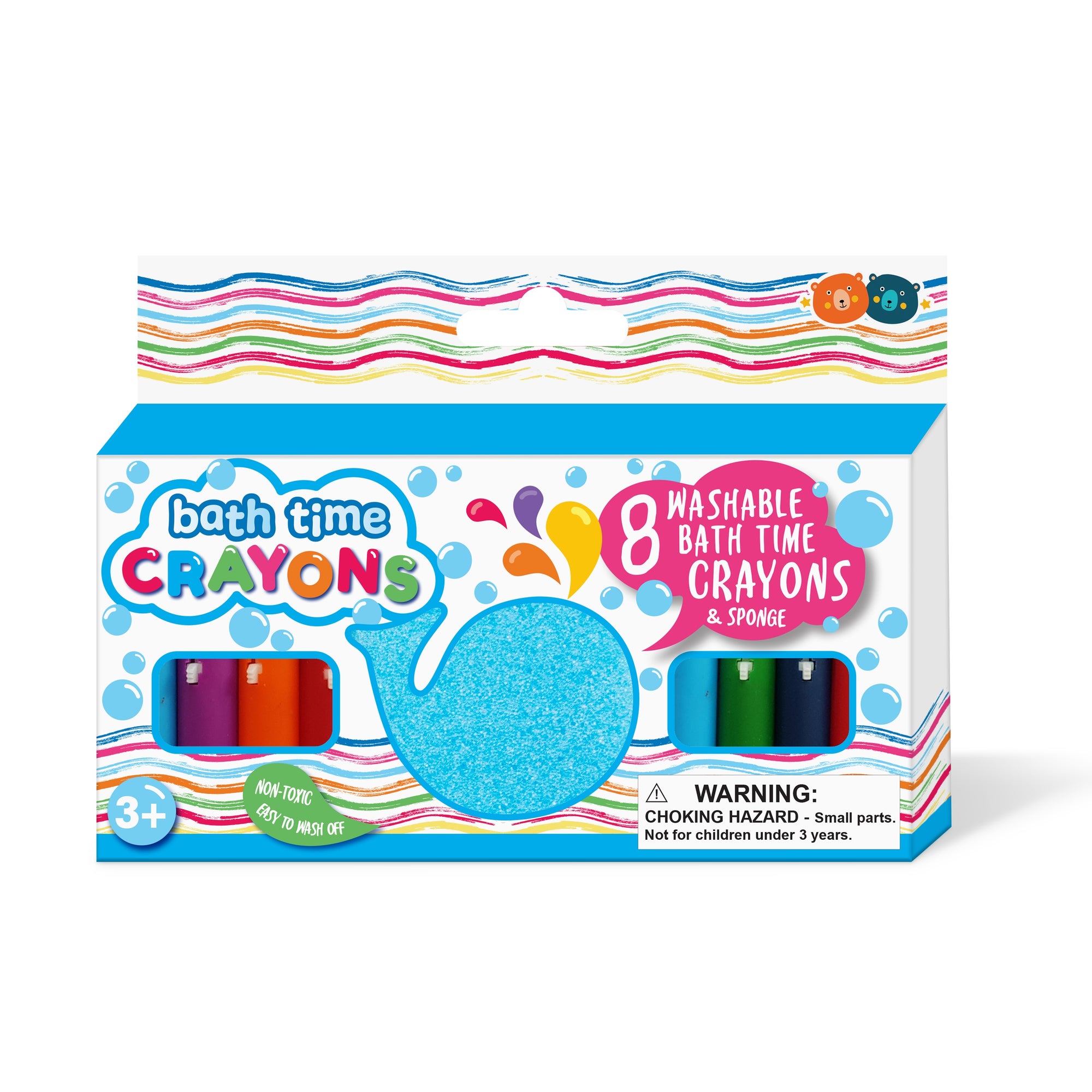 Bath Time Crayons & Sponge Eraser