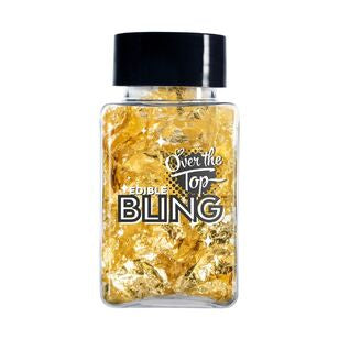 Over The Top Bling Leaf Flakes Gold 2g