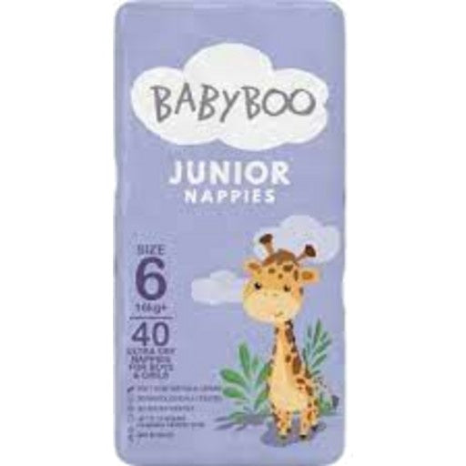 Baby Boo Nappy Junior Size 6 40pk