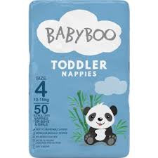 Baby Boo Nappy Toddler Size 4 50pk