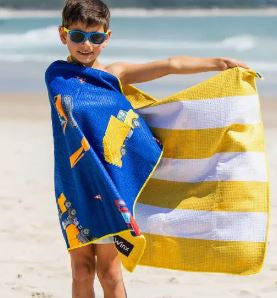 Beach Towel- Kids-construction