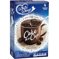 White Wings Cake in a Cup Double Chocolate 220g