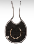 Linen Wreath Bib Small Dark Olive (Beauden Registry)