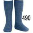 Condor Ribbed Knee High Socks Tejano Blue