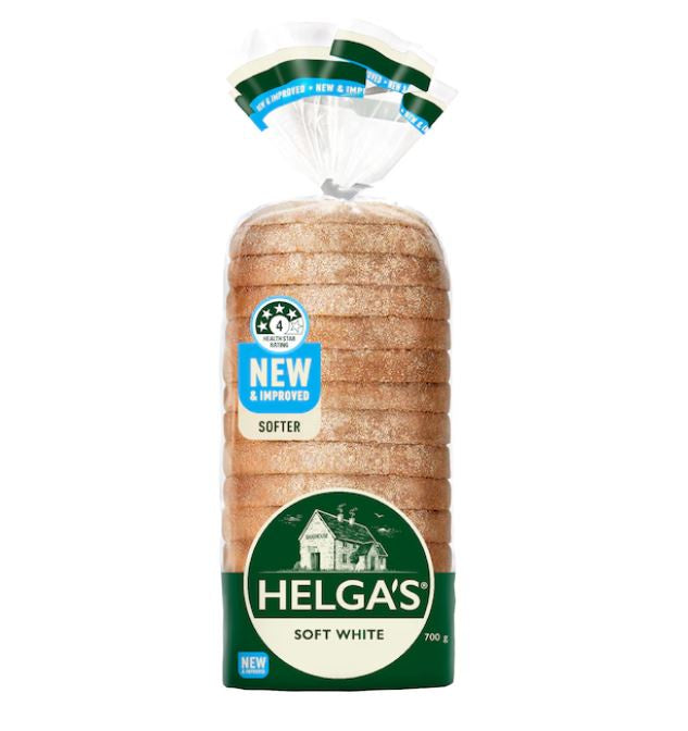 Helgas Soft White Bread 700g