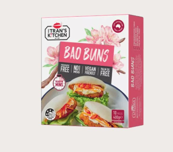 Mrs Tran's Kitchen Bao  Buns 400g 10pk