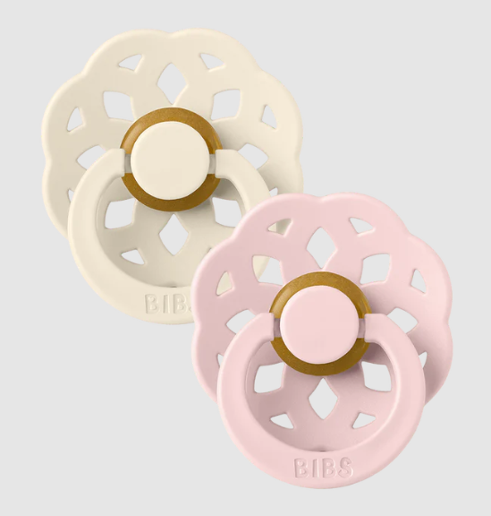 BIBS Pacifier Boheme 2PK Ivory/Blossom Size 1