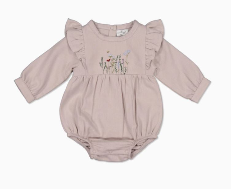 Hazel Romper Misty Lavender (Nena Registry)