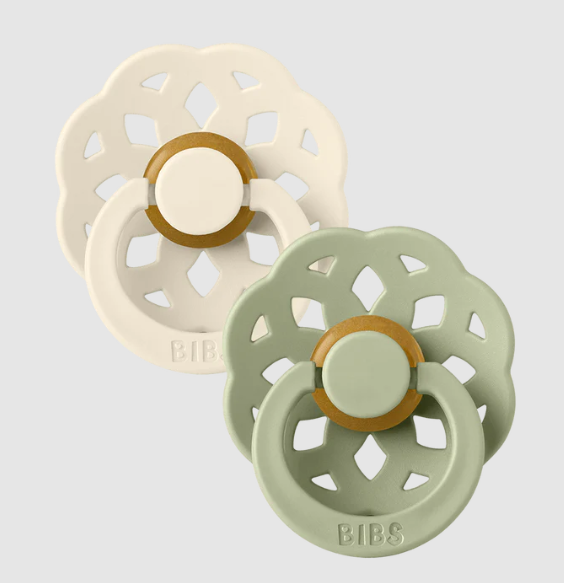 BIBS Pacifier Boheme 2PK Ivory/Sage Size 2