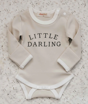 Bencer & Hazelnut Little Darling Bodysuit Beige L/S