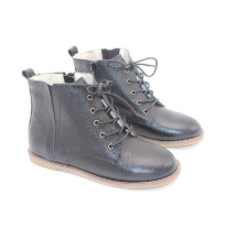 Mil & Co Lenny Leather Boots Black (Gianni Registry)