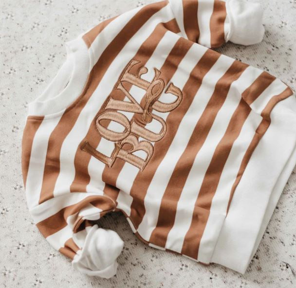 Bencer & Hazelnut Love Bug Stripe Sweater