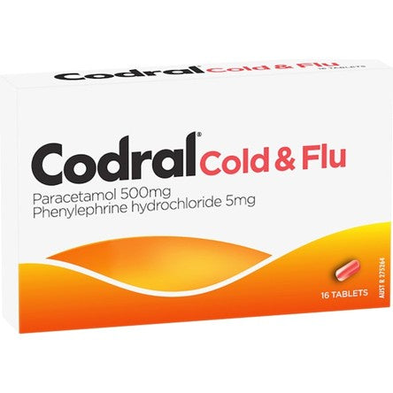 Codral Cold & Flu Tablets 16pk