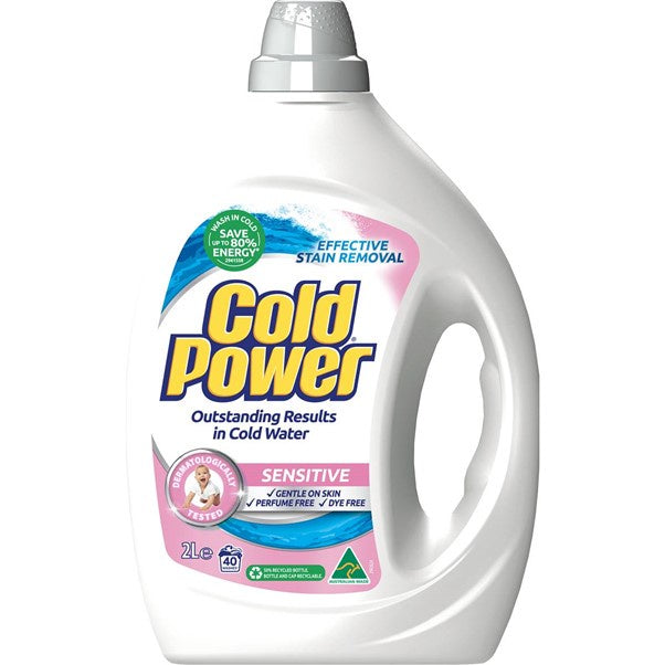 Cold Power Pure Clean Laundry Liquid Sensitive Skin 2L