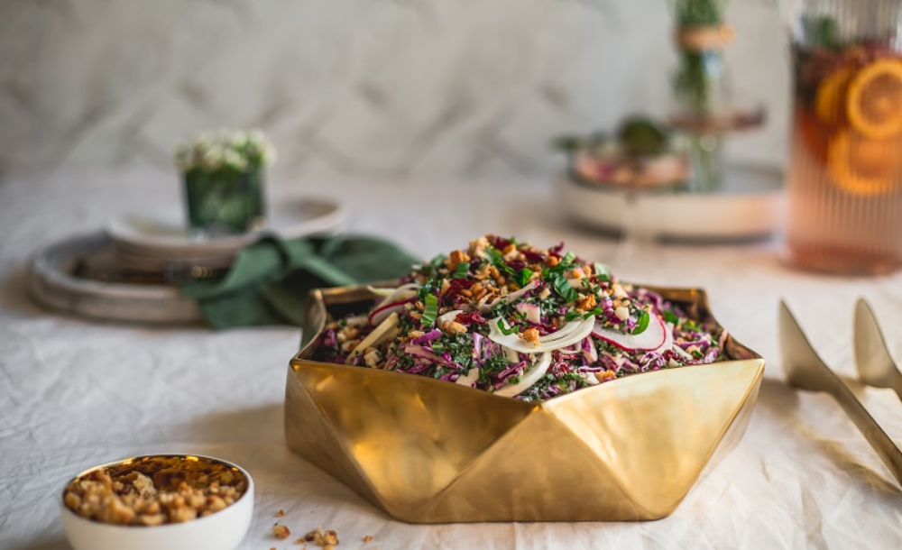 Kale & Fennel Slaw with Toasted Pangritata