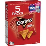 Doritos Corn Chips Cheese Supreme 5pk