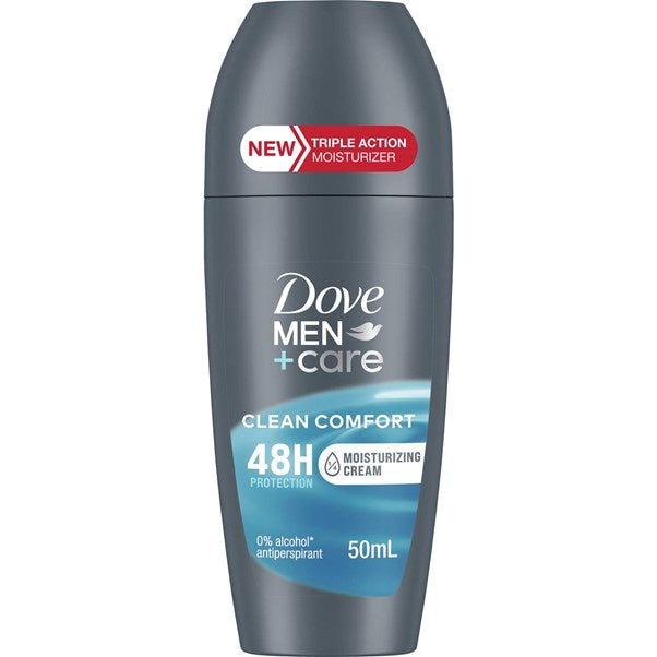 Dove Men Care Roll On Deodorant Clean Comfort 50ml