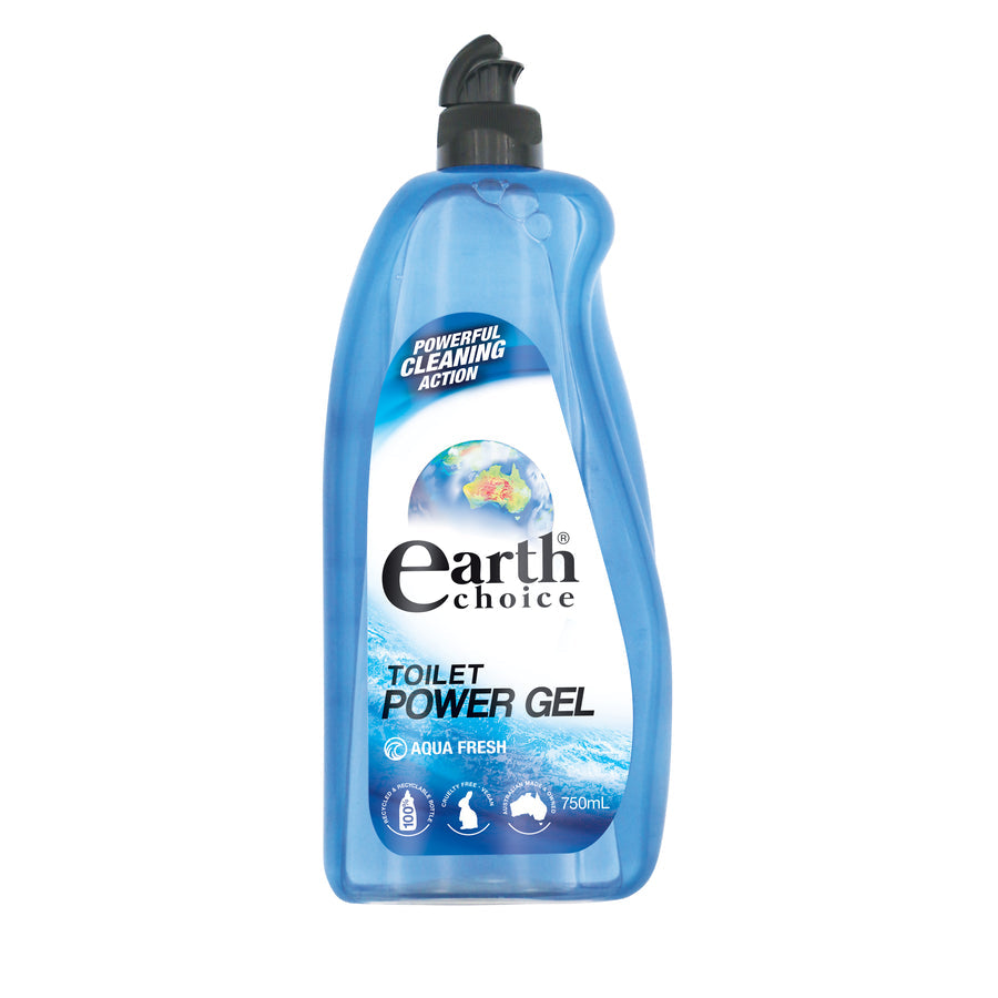 Earth Choice Toilet Cleaner Power Gel Aqua Fresh 750ml