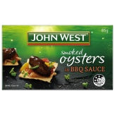 John West Smoked Oysters In BBQ Sauce 85g