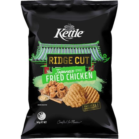 Kettle Ridge Cut Chips Japanese Fried Chicken 165g