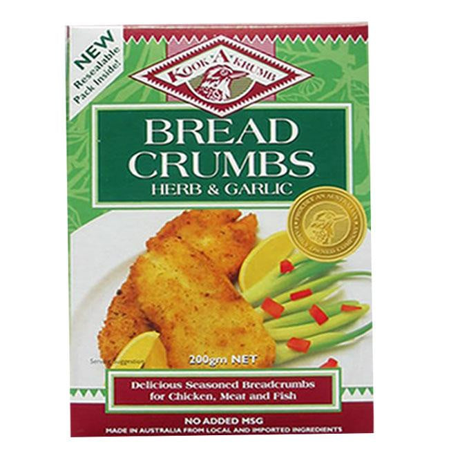 Kook-A-Krumb Bread Crumbs Herb & Garlic 200g