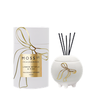 MOSS ST. Mini Ceramic Diffuser 100ml - Lemon Myrtle & Pine (Xmas 2024)