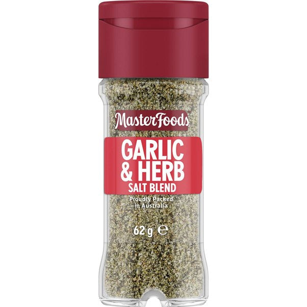 MasterFoods Garlic & Herb Salt Seasoning 62g