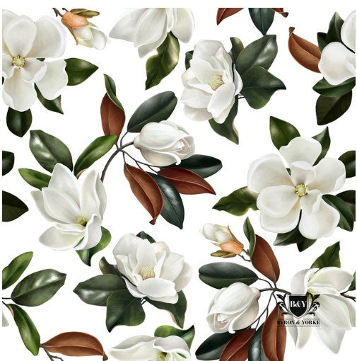 B & Y Luncheon Napkin Magnolia 20pk