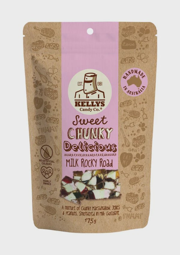 Kelly's Candy Milk Rocky Road 175g