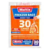 Multix Freezer Bag With Handle Large 30pk