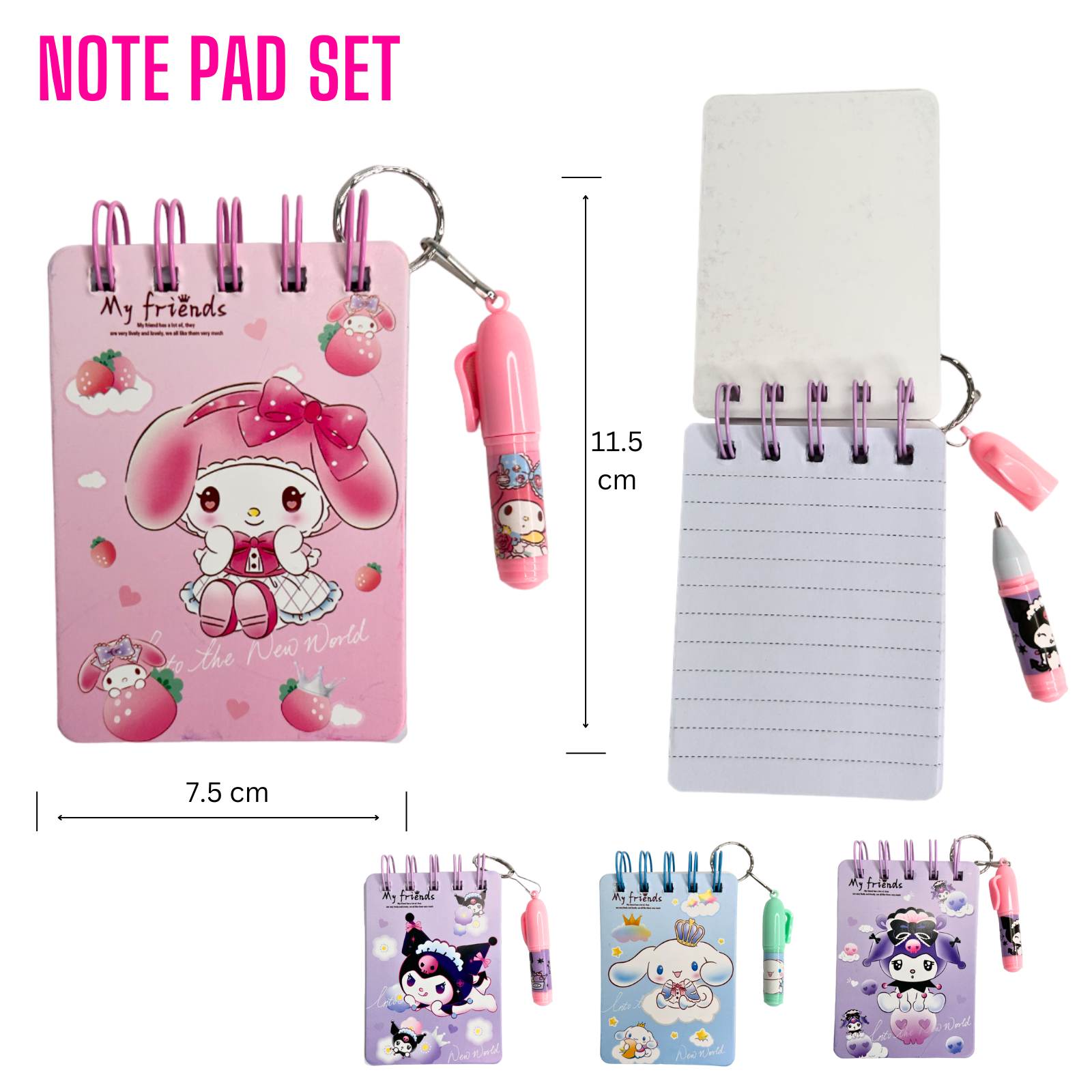 Mini Notepad & Pen Set