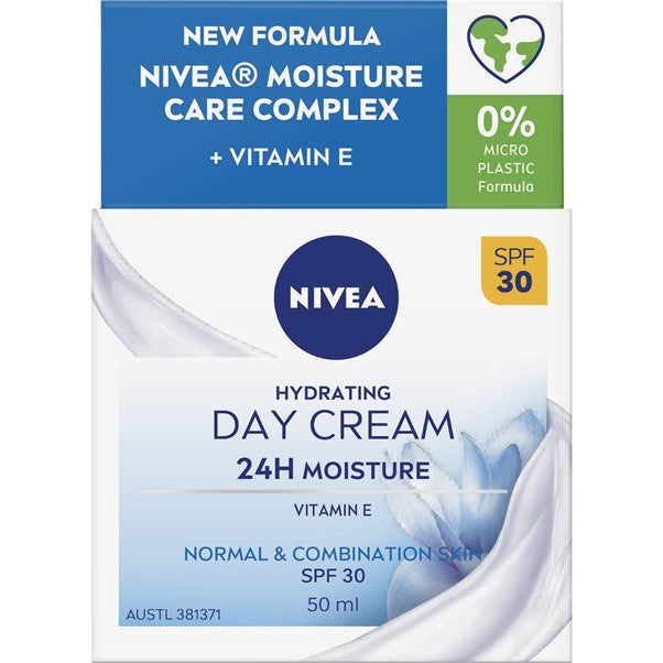 Nivea Hydrating Day Face Cream Moisturiser 50ml