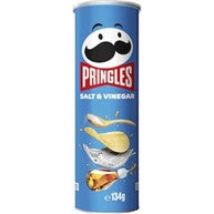 Pringles Salt & Vinegar Chips 134g