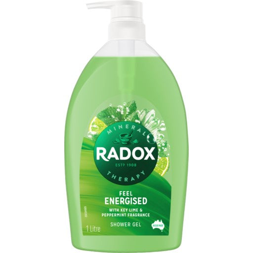 Radox Shower Gel Feel Energised 1L